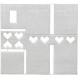 Elegantshop Plastik Kanvas Peçetelik - PT - 12 x 12 cm