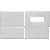 Elegantshop Plastik Kanvas Peçetelik - PT - 13 x 20,5 cm