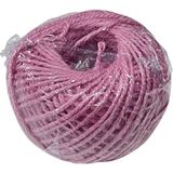 Elegantshop Renkli Jut -Jüt Ipi, Kendir, Kırnap, Hasır Ip 50GR - Açık Pembe