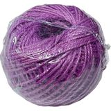 Elegantshop Renkli Jut -Jüt Ipi, Kendir, Kırnap, Hasır Ip 50GR - Gül Kurusu