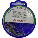 Elegantshop Shanzhashu Inci Başlı Renkli Toplu Iğne