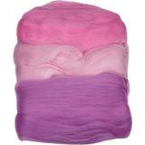Elegantshop Şık Düğme Yün Keçe 35 - 40 gr - Lila