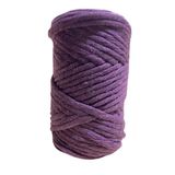Elegantshop Taranan Taranabilir Makrome İpi Pamuk Cotton Koton 250 gr 30 Mürdüm