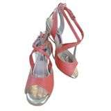 ELEGANZA STEEP 9 CM 15 PONT TOPUK BOYU DANS, TANGO VE ABİYE AYAKKABISISI (Turuncu, EU Ayakkabı Beden Sistemi, Yetişkin, Sayısal, Orta, 36)