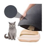 Elekli Kedi Tuvalet Önü Paspası - Elekli Kedi Tuvalet Önü Paspası - Siyah