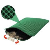 Elekli Standart Kedi Tuvalet Önü Paspası 60 x 40 Cm (Yeşil)