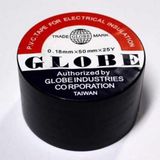 Elektrik Bantı Geniş Globe Orjinal Geniş Siyah 50Mm X 25M İzole Bant,Elektrikçi Bantı Geniş Bant Kalın Bant Geniş Globe