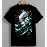 Elektrik Enerjisi Robot Kol Syh Unisex Erkek Kadın Oversize Tişört Siyah - XL