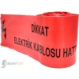 Elektrik Kablosu Hattı Bandı, Güvenli ve Dayanıklı, 15CM x 250M - Seçenek 1