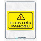 Elektrik Panosu Arkası Yapışkanlı Sticker 20X28 Cm