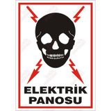 Elektrik Panosu Levhası