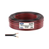 Elektrik Ve Hoparlör Kablosu Kordon 2x0.75 100mt - Siyah