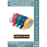 #Elektrikbandı Dayanıklı Pvc Kablo İzolasyon Onarım Kısa Devre Önleme Estetik Renkli Elektrik Bandı