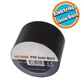 Elektrikçi Bandı İzolasyon Siyah İzole Elektirik Kablo Bant Bandı Pvc 0.13 Mm Kalınlık 50 Mm Geniş 25 Metre