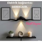 Elektrikle Çalışır, 12 Watt Iç ve Dış Mekan Gün Işığı 3000 Kelvin LED Aplik, Modern Tasarım Armatür