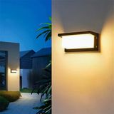Elektrikle Çalışır, 30 Watt 3200 Kelvin İç Ve Dış Mekan Aplik, Bahçe, Kapı Girişi, Balkon Armatürü