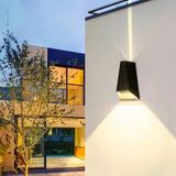 Elektrikle Çalışır, 6 Watt, 3200 Kelvin Sarı Işık Ledli İç Ve Dış Mekan Led Aplik, Çift Yönlü Aplik