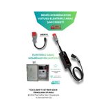 Elektrikli Araç Şarj İstasyonu Ve Büyük Boy 22kw-Sigortalı & Prizli Şarj Kombinasyon Büyük Boy Pano