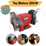 Elektrikli Bıçak Kesici Bileme Taş Motoru 150 Mm Zımpara 250 Watt 3560 Devir Euromax Emx71003