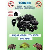 Elektrikli Çit Tel Ahşap Vidalı İzolatör 500 Adet