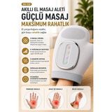 Elektrikli El Masaj Aleti Isıtmalı, 3 Masaj Modu 5 Yoğunluk Seviyesi, 3 Kademe Isıtma, 2000 Mah - Çok Renkli