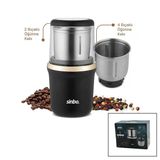 Elektrikli Gold Kahve - Baharat Öğütücü Makine 2Pcs Çelik Öğütme Hazne=2 Bıçaklı - 4 Bıçaklı 100Gr Hazne 200W Scm-2982 (