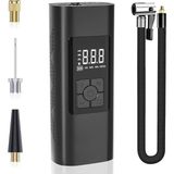 Elektrikli Hava Pompası, Bisiklet Pompası, Elektrikli, 150 Psi, 6000 Mah Pilli Hava Pompası, LCD Gerçek Zamanlı Lastik Basıncı Izleme, Led'li ve USB Çıkışlı Akülü Kompresör, Bisiklet, Araba, Pompası - Renk