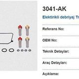Elektrıklı Havalı Debriyaj Merkezı Tamır Takımı Mercedes Axor 1840 Otomatık Sanzıman
