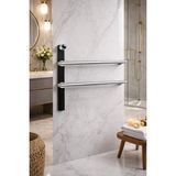 Elektrikli Havlupan 50X90XH100 cm 60 Watt 65 °c ( Krom ) - Parlak Krom