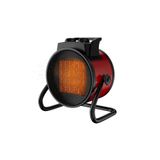Elektrikli Isıtıcı Fan 3000W Hızlı Isınma, 3 ile uyumlu Kademeli Ayar, Sessiz PTC Isıtma Kırmızı