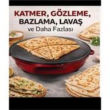Elektrikli Katmer Gözleme Sacı Büyük Boy - Renkli