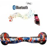 Elektrikli Kaykay Bluetoothlu Hoverboard 6.5 Inch Grafity Desenli Akıllı Denge Özelliği - D09