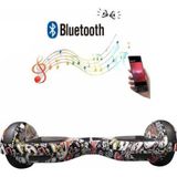 Elektrikli Kaykay Bluetoothlu Hoverboard 6.5 Inch Grafity Desenli Akıllı Denge Özelliği - D14