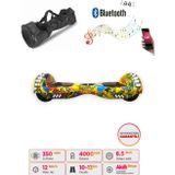 Elektrikli Kaykay Full Ledli Hoverboard Bluetooth Hoparlörlü 6.5 Inch Çanta Hediyeli D21