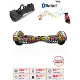 Elektrikli Kaykay Full Ledli Hoverboard Bluetooth Hoparlörlü 6.5 Inch Çanta Hediyeli D22