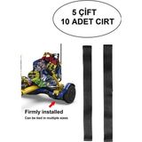 Elektrikli Kaykay HoverKart Aksesuarı HOVERKART CIRTI Tüm Modeller ile Uyumlu Cırt 5 Çift 10 Adet