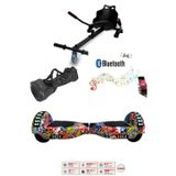 Elektrikli Kaykay Scooter Akıllı Denge Hoverboard + Hoverkart + Çanta Full Ledli Extrem Paket D11