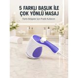 Elektrikli Masaj Aleti 5 Başlıklı Güçlü Titreşimli Selülit Karşıtı Vücut Masaj