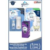 Elektrikli Oda Kokusu Kit Temiz Çarşaf + Banyo Hava Tazeleyici & Yedek Temiz Çarşaf + Lavanta 10ml