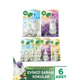 Elektrikli Oda Kokusu Set (1 KIT Temizliğin Esintisi +1 KIT Lavanta + 4 Çeşit Yedek)
