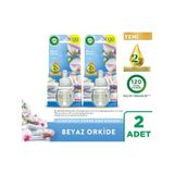 Elektrikli Oda Kokusu Yedek Şişe Beyaz Orkide 2x19 Ml
