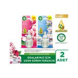 Elektrikli Oda Kokusu Yedek Şişe Sakura Bahçesi + Beyaz Orkide 2x19 Ml Karışık