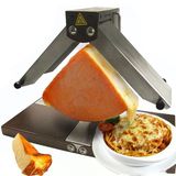 Elektrikli Raclette Makinesi, Ayarlanabilir Yarım Peynir Çarkı Eğilebilir, Ticari Peynir Izgarası, Hızlı Isıtmalı Ve Ayarlanabilir Açılı Çok Fonksiyonlu Paslanmaz Çelik