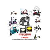 Elektrikli Scooter Farı Elektrikli Motosiklet Elektrikli Bisiklet Farı 12V-80V-Uyumlu