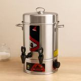 Elektrikli Semaver Çay Makinesi 6 Litre Çift Musluk 1000W (60 Bardak)