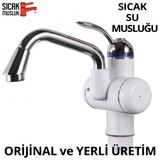 Elektrikli Sıcak Musluk Ani Su Isıtıcı Termal Şofben Musluk Asg-2B
