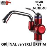 Elektrikli Sicak Musluk Ani Su Isitici Termal Sofben Musluk Asg-2K