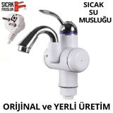 Elektrikli Sıcak Musluk Ani Su Isıtıcı Termal Şofben Musluk (asg-3b)