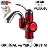 Elektrikli Sıcak Musluk Ani Su Isıtıcı Termal Şofben Musluk (asg-3k)