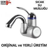 Elektrikli Sıcak Musluk Ani Su Isıtıcı Termal Şofben Musluk Dsg-5S